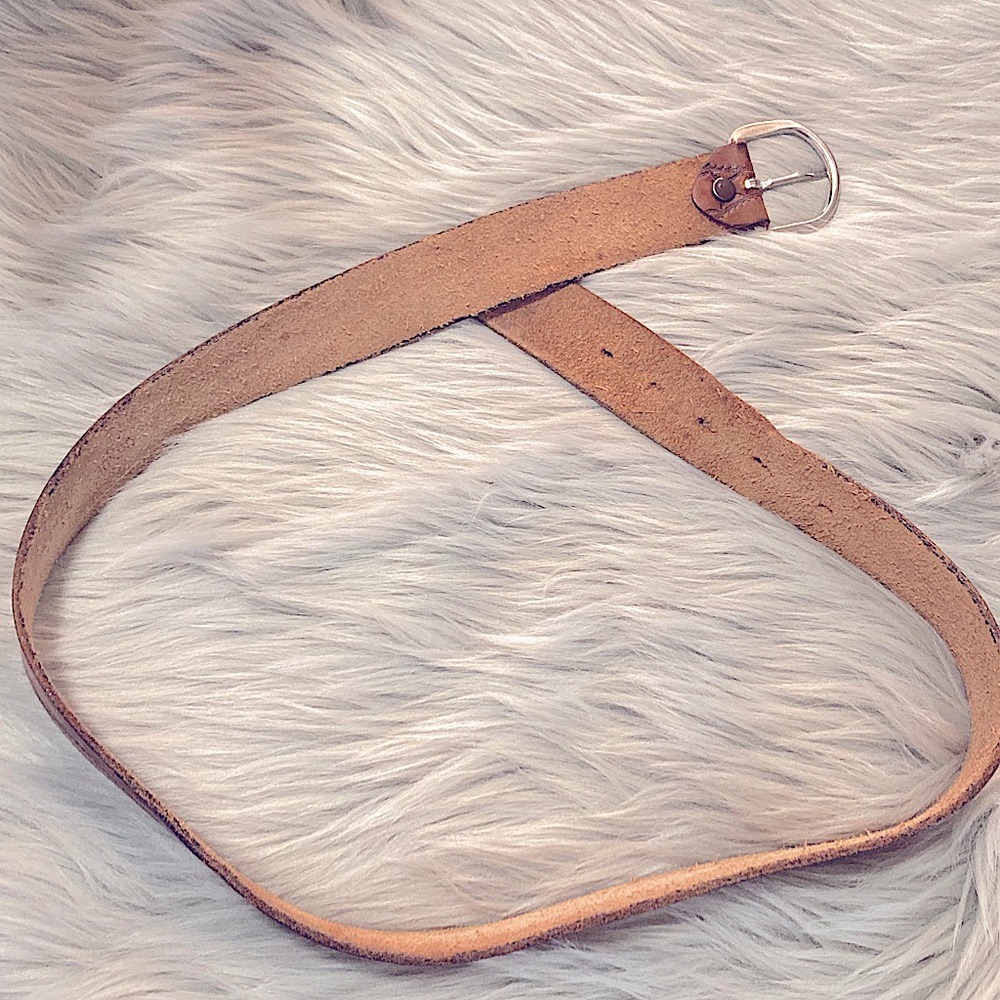 Vintage Genuine Western Leather Belt 34”-38”unisex - Picture 4 of 13